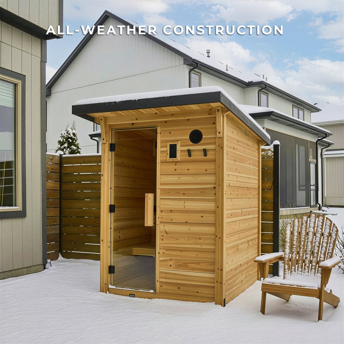 Henley Outdoor Cabin Sauna – 2-4 Person
