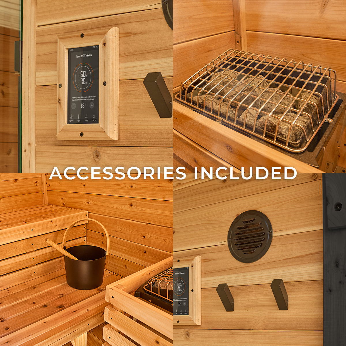 Bennett Outdoor Cabin Sauna – 2-4 Person