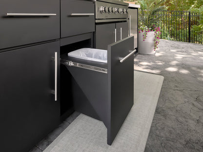 Lancaster | Galley Outdoor Kitchen with Built-In Grill & Pizza Oven