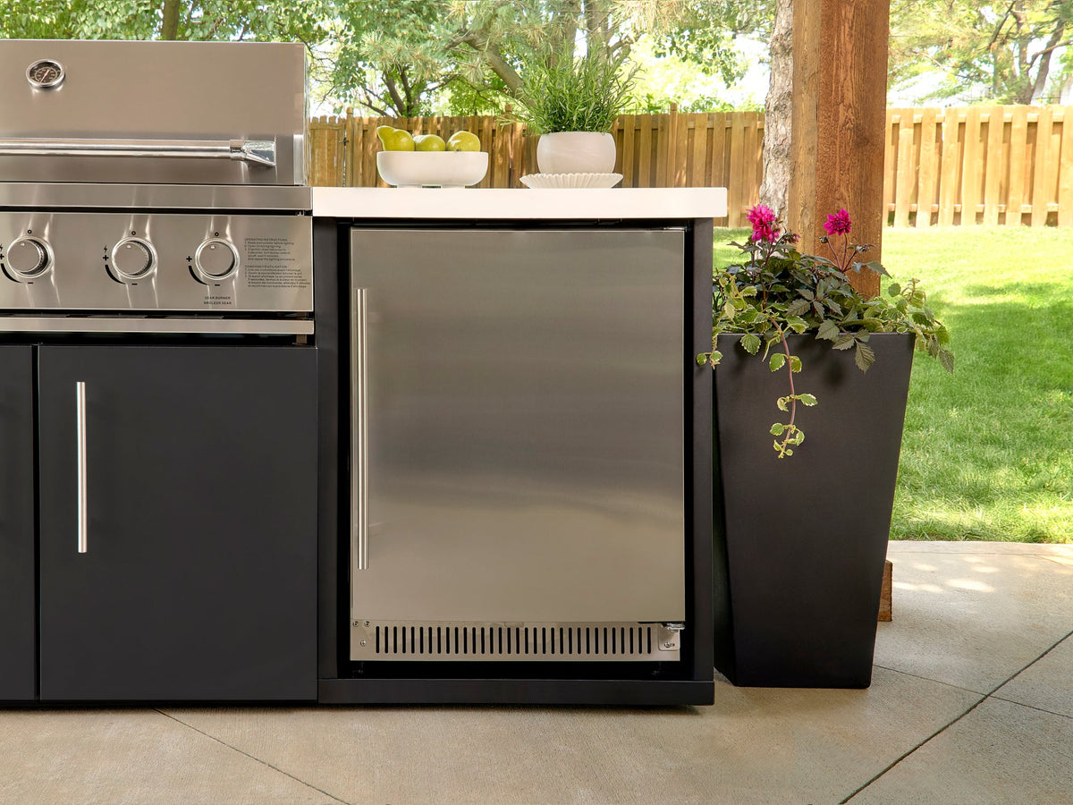 Emory | 9-Foot Outdoor Kitchen Island with Built-In Grill