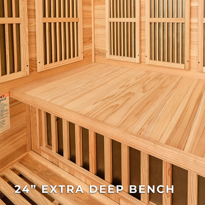 Rylan Indoor Infrared Sauna – 4 Person